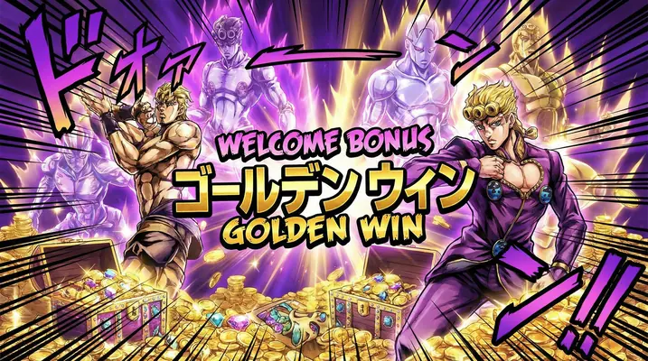 Bônus de Boas-Vindas 166bet - Tesouro dourado com personagens épicos celebrando vitória